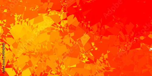 Light orange vector template with abstract forms.