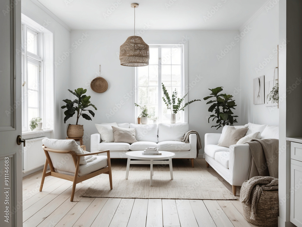 Embrace the natural elegance of a Japandi living room featuring wooden floors, a tatami mat, a low coffee table Embrace the natural elegance of a Japandi living room featuring wooden floors, a tatami mat, a low coffee table