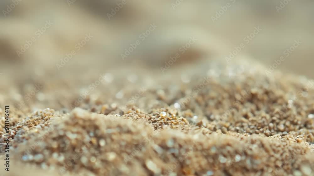 Golden sand close-up capturing nature's texture and warmth Golden sand close-up capturing nature's texture and warmth