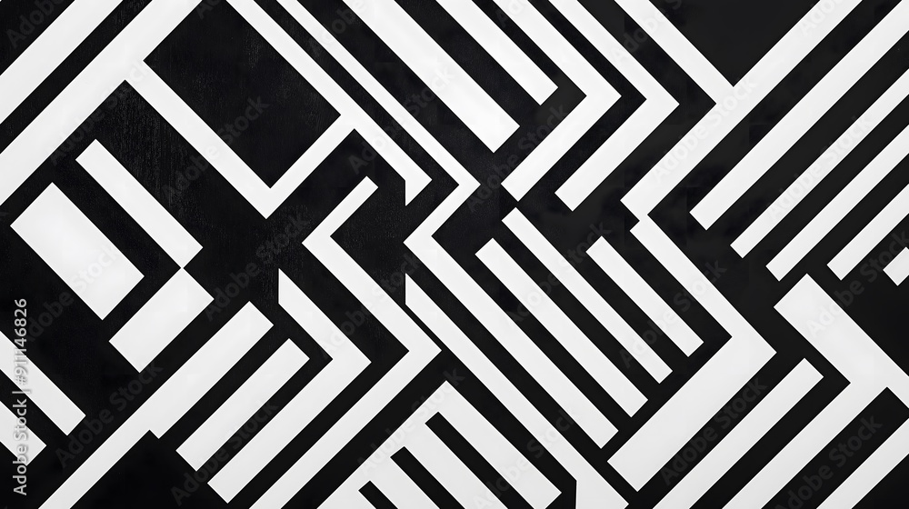 15. **Minimalist black and white geometric patterns with high contrast and sharp lines 15. **Minimalist black and white geometric patterns with high contrast and sharp lines