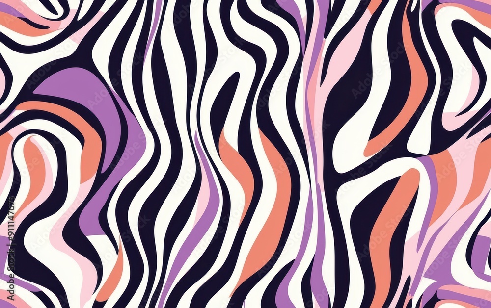 Abstract Fluid Shapes in Purple, Pink, and Black Color Scheme Abstract Fluid Shapes in Purple, Pink, and Black Color Scheme