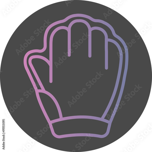 Baseball Glove Icon Design
