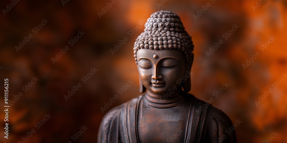 Buddha Face Close-Up with Peaceful Expression, Meditation, Mindfulness, and Inner Peace Buddha Face Close-Up with Peaceful Expression, Meditation, Mindfulness, and Inner Peace