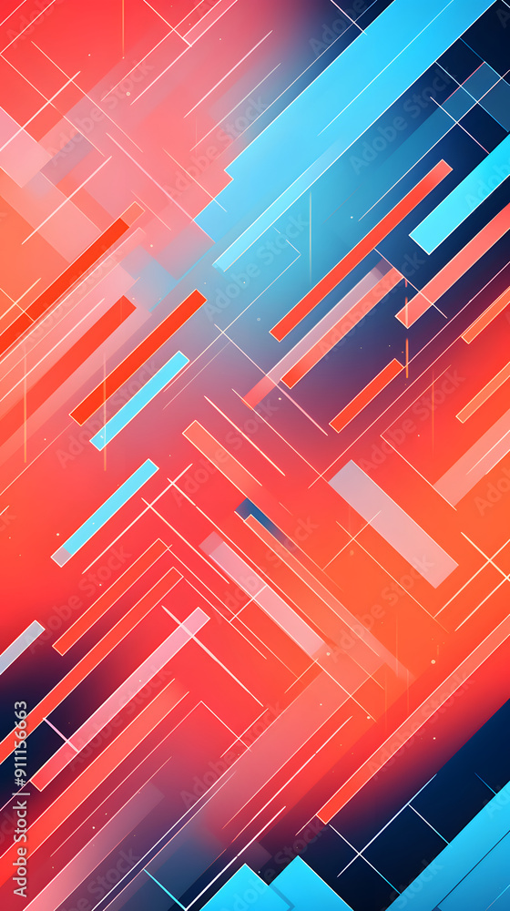 Digital color abstract line geometric arrangement graphic poster background Digital color abstract line geometric arrangement graphic poster background