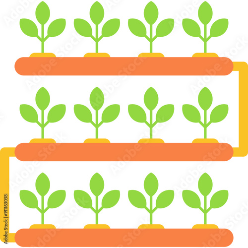 Hydrophonics Plant Icon photo