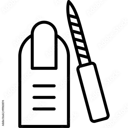 Nail File Icon