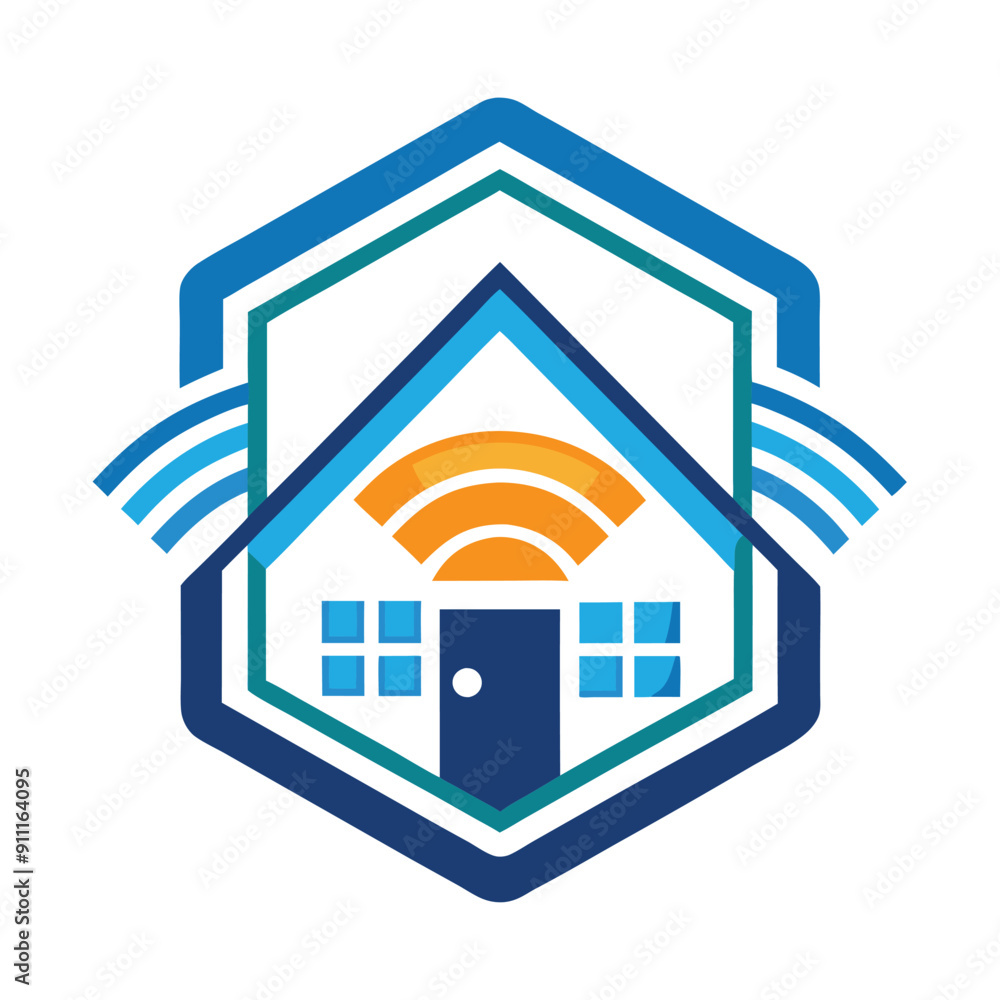 vector smart home logo design template vector smart home logo design template