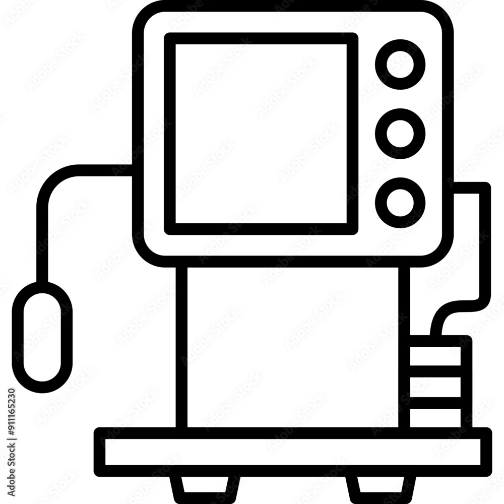 Anesthesia Machine Icon