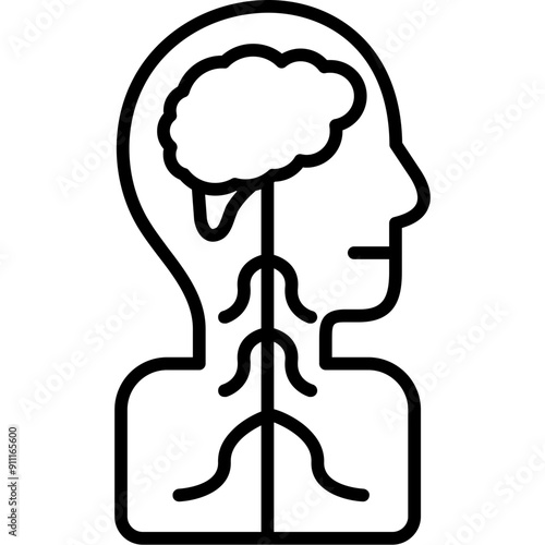 Autonomic Nervous System Icon