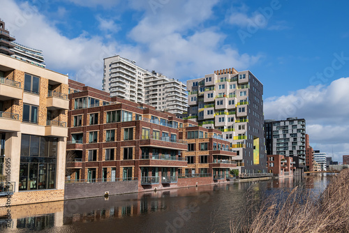 Photography Amsterdam South (Zuidas) with its modern architecture buildings