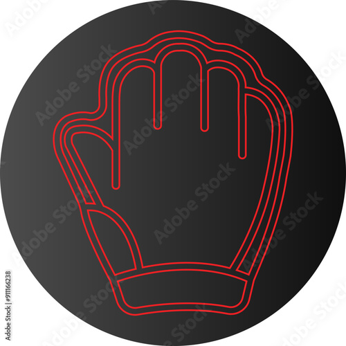 Baseball Glove Icon Design