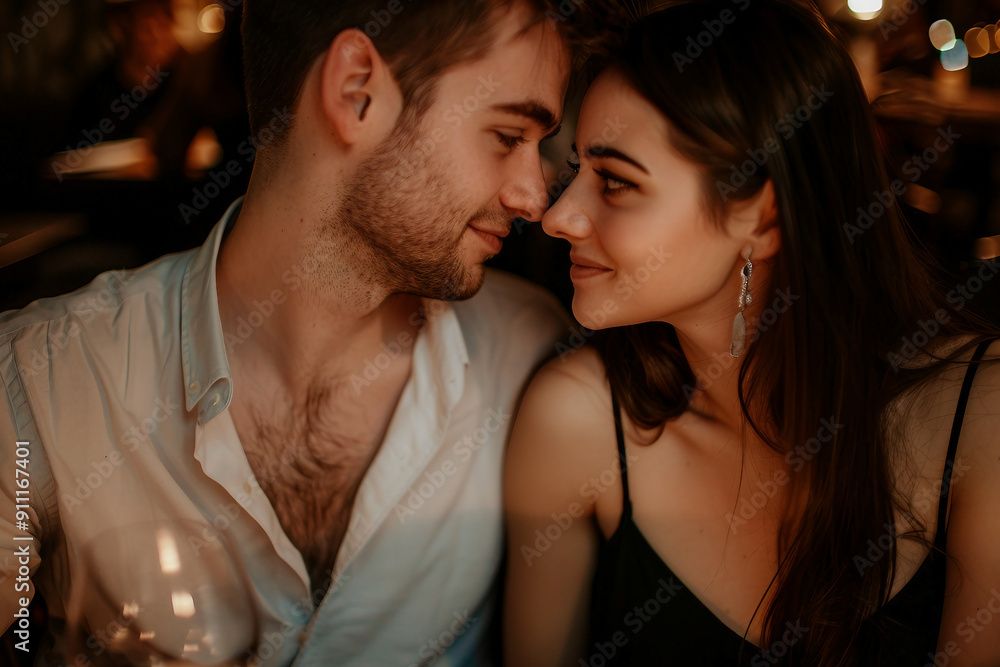 Luxury candlelight dinner setup for couple on Valentine day Romantic date anniversary, Generative AI Luxury candlelight dinner setup for couple on Valentine day Romantic date anniversary, Generative AI