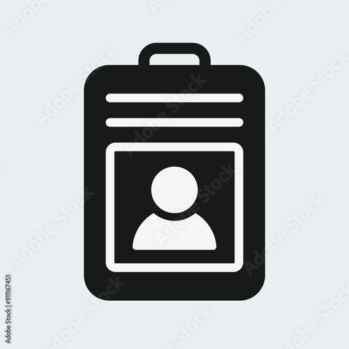 Admit id card, employee id card