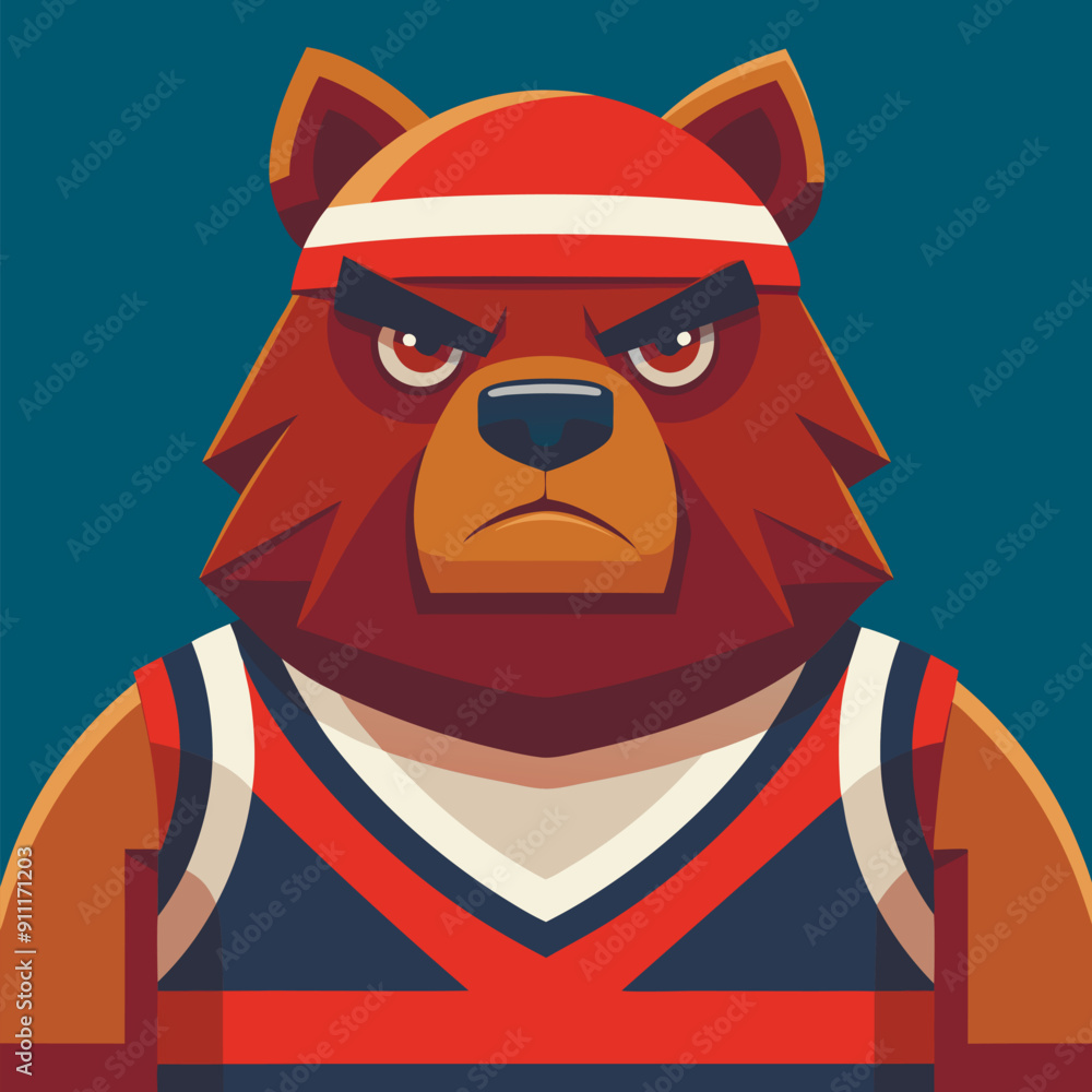 cartoon vector illustration basketball bear cartoon vector illustration basketball bear