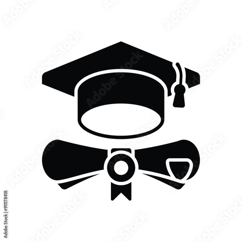 Graduation vector icon