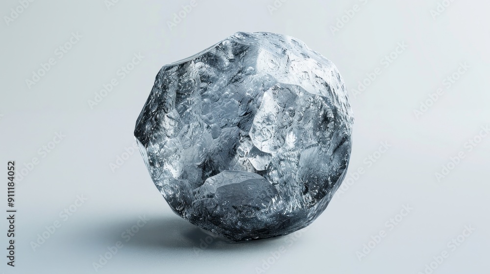 Tellurium dioxide, 3D illustration, realistic, isolated on white background Tellurium dioxide, 3D illustration, realistic, isolated on white background