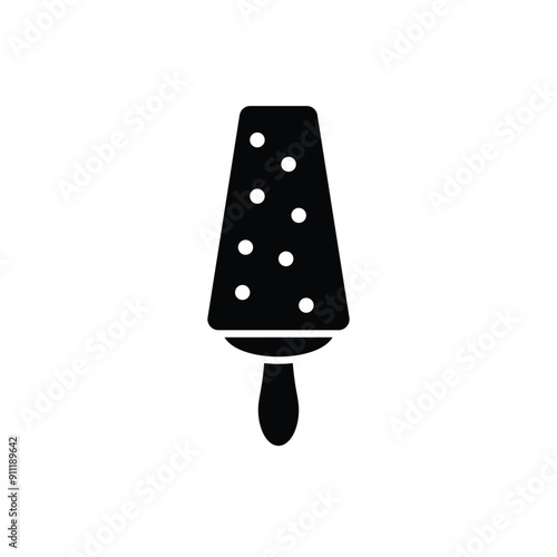 Malai kulfi vector icon