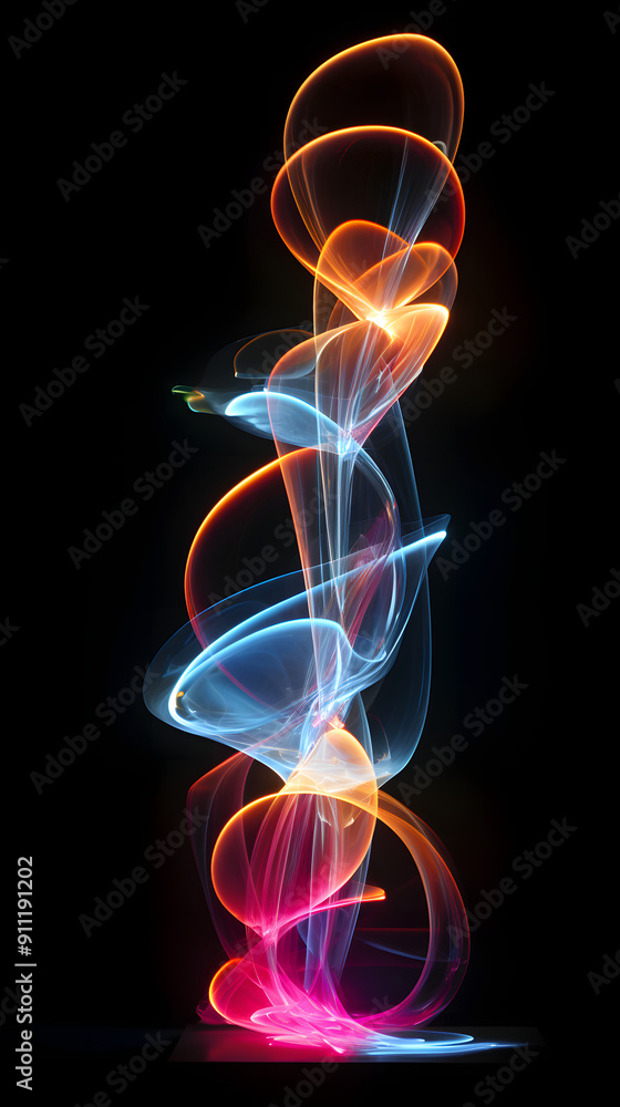Digital future light stream curve abstract graphic poster background Digital future light stream curve abstract graphic poster background