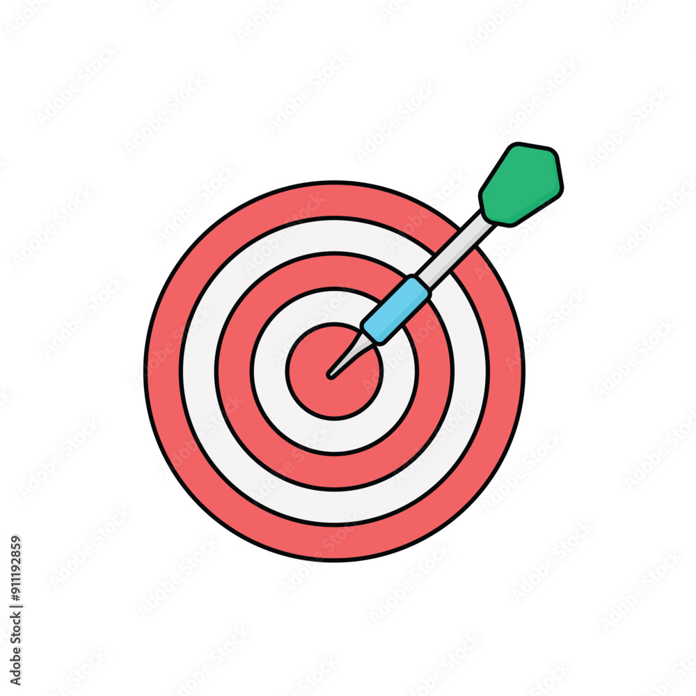 Goal vector icon