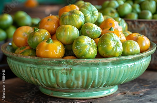 Moroccan Vintage Tamegroute in a bowl photo