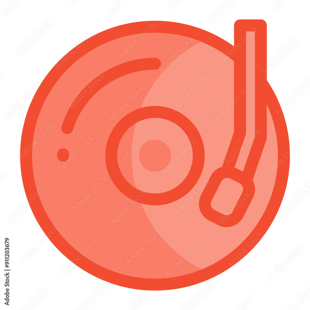 Vinyl Record Icon Element For Design Vinyl Record Icon Element For Design