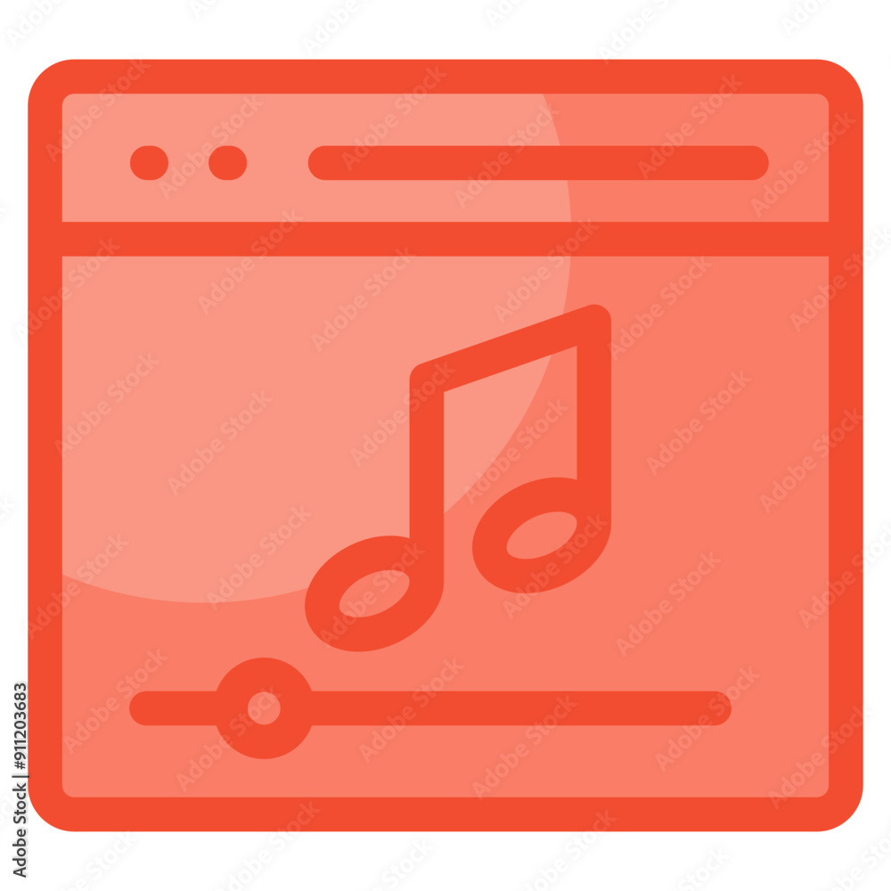 Music Player Interface Icon Element For Design Music Player Interface Icon Element For Design