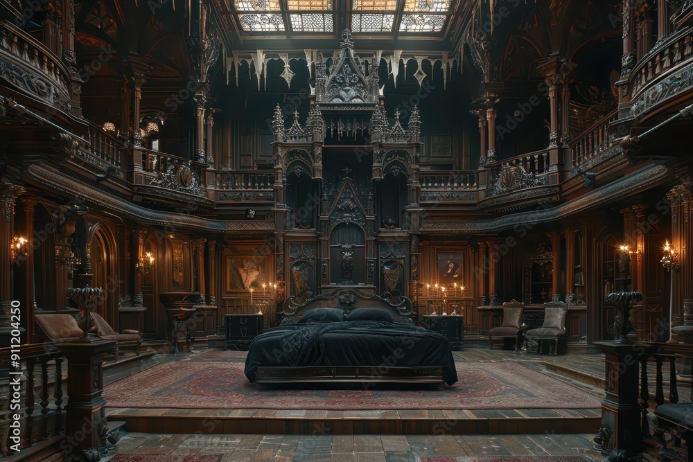Fototapeta premium the castle of the dead
