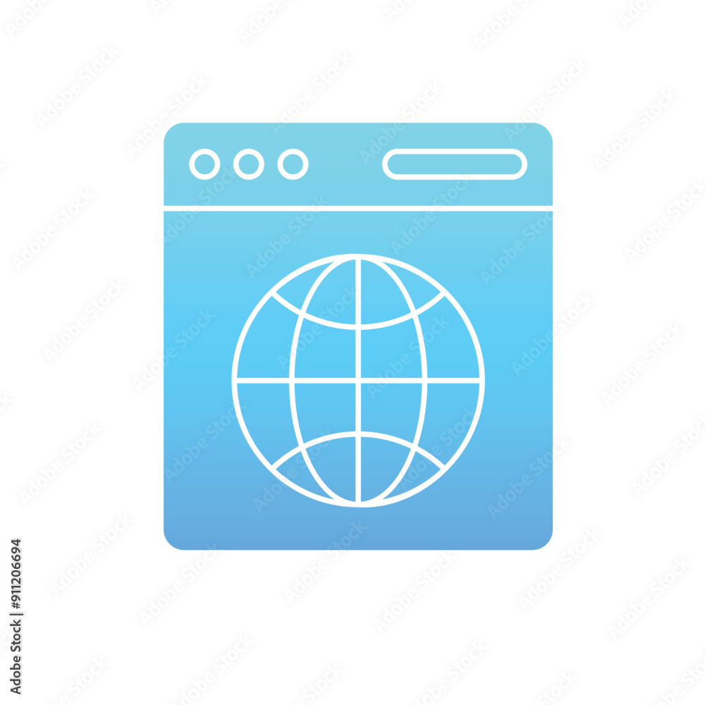 Website vector icon Website vector icon