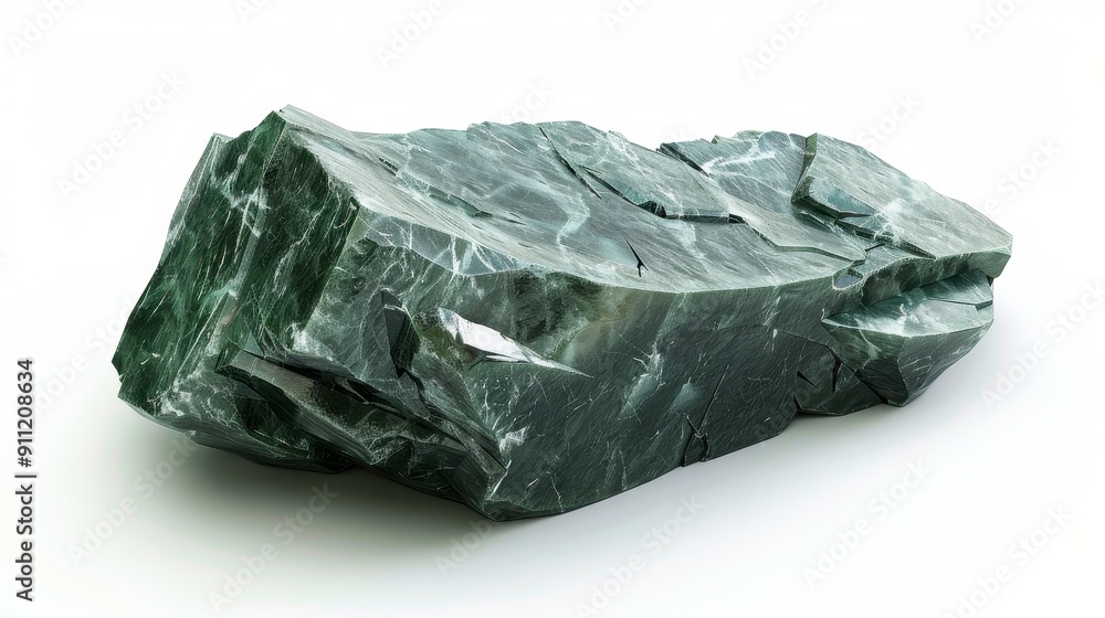 Chromium oxide, 3D illustration, realistic, isolated on white background Chromium oxide, 3D illustration, realistic, isolated on white background