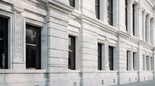 Wallpaper Mural Close-up of the facade of a building with white columns. Torontodigital.ca