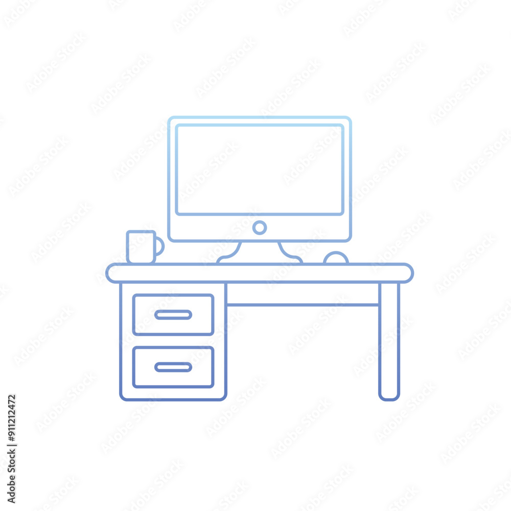 Workspace vector icon Workspace vector icon