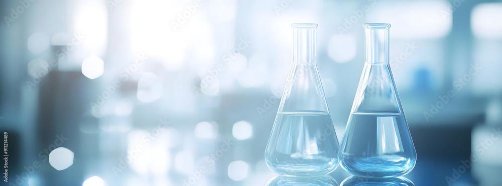 Blurred Background of Laboratory Equipment and Glassware Blurred Background of Laboratory Equipment and Glassware