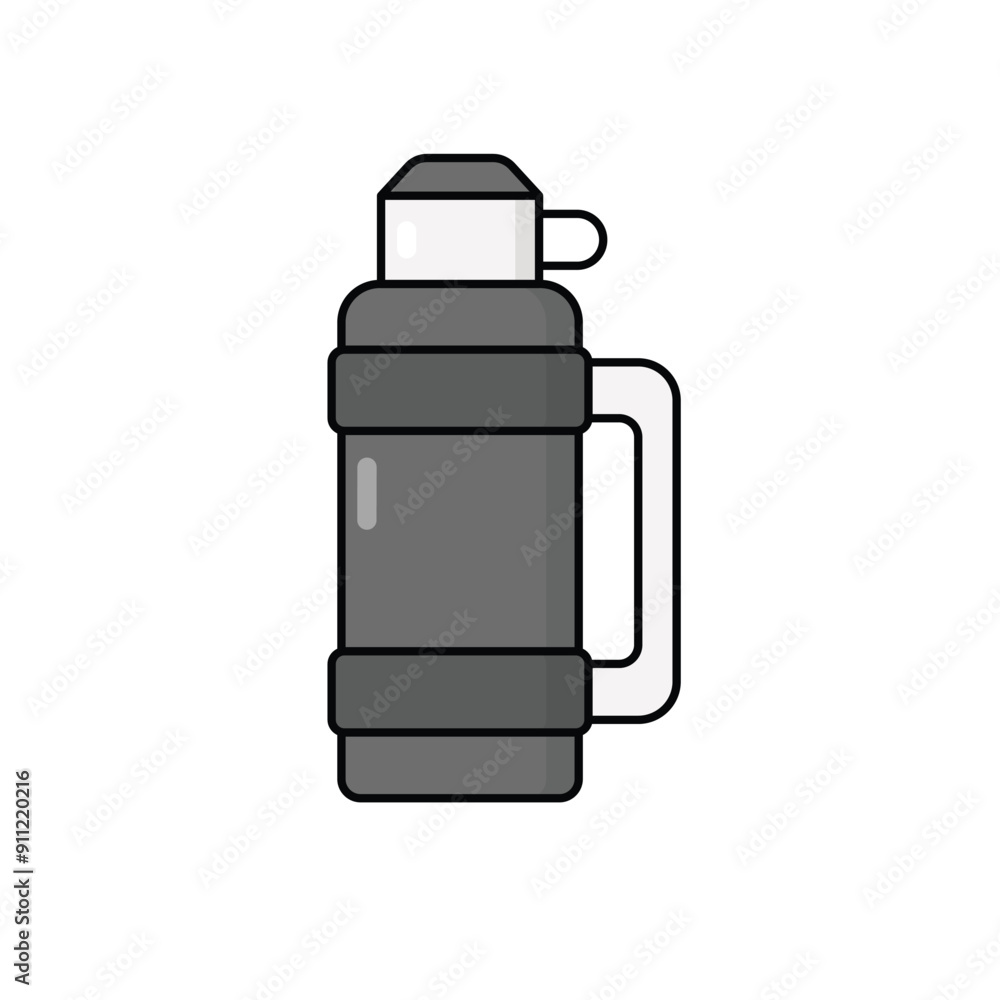 Thermos vector icon Thermos vector icon