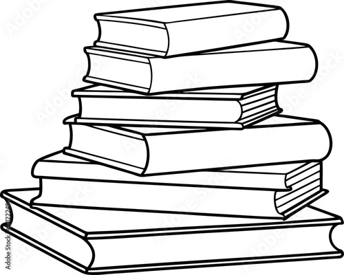 A stack of books with the top book titled "The Art of Drawing". The books are arranged in a pyramid shape, with the bottom book being the largest and the top book being the smallest