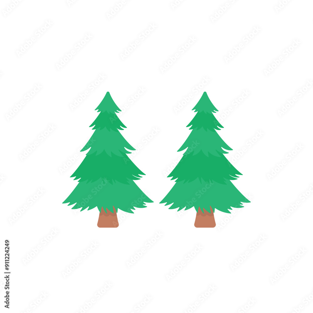 Pine Trees vector icon Pine Trees vector icon
