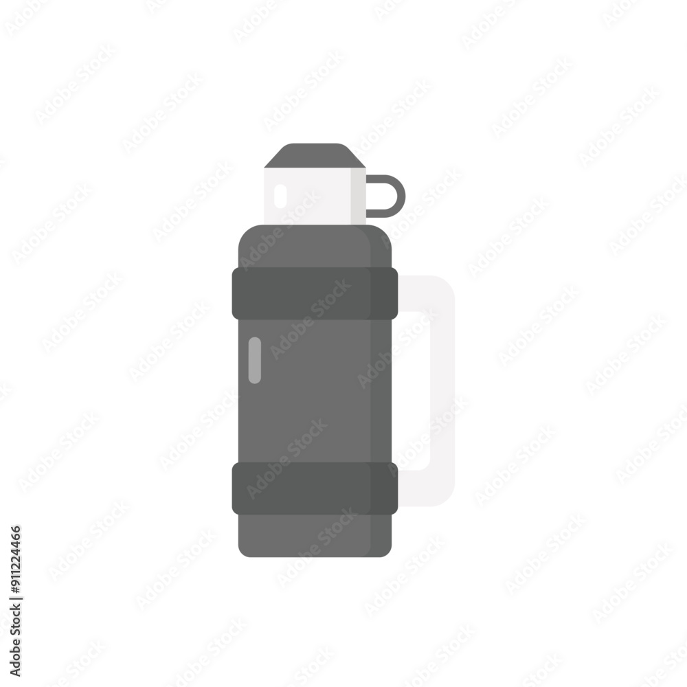 Fototapeta premium Thermos vector icon