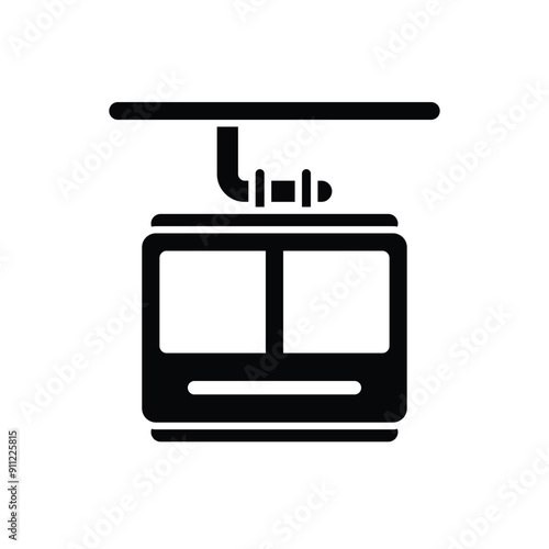 Cable Car vector icon