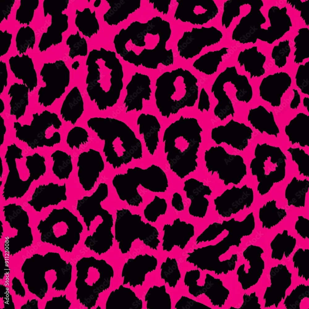 Seamless pattern pink leopard skin texture Seamless pattern pink leopard skin texture