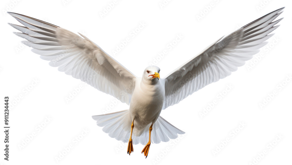 Obraz premium PNG Seagull animal flying bird.