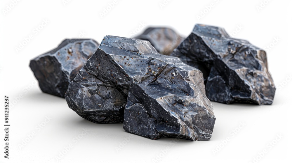 Vanadium, 3D, illustration, realistic, isolated, white, background Vanadium, 3D, illustration, realistic, isolated, white, background