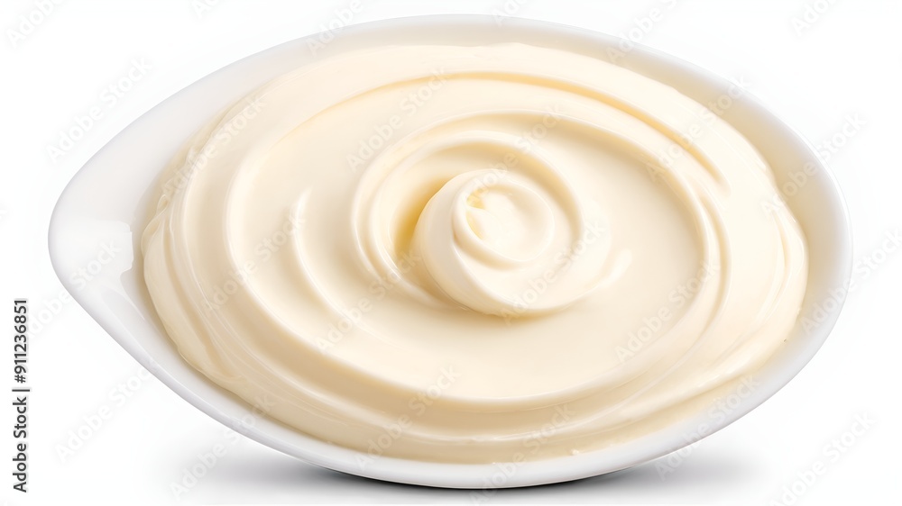 Cream isolated on white background Cream isolated on white background
