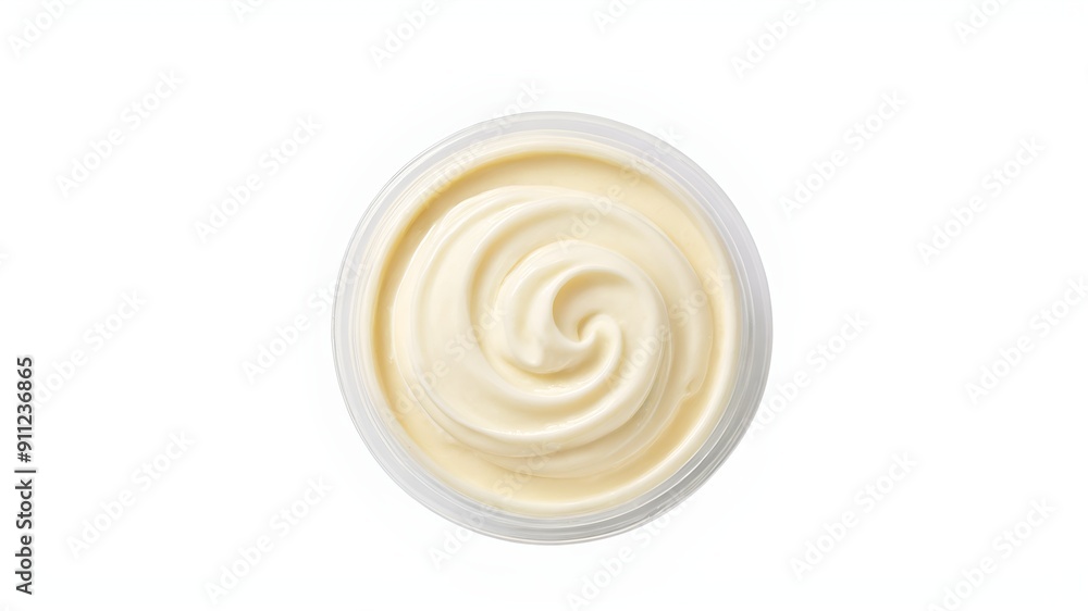 Cream isolated on white background Cream isolated on white background