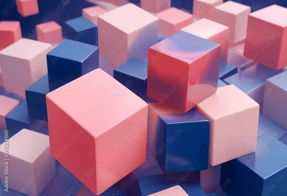 Obraz premium cube background