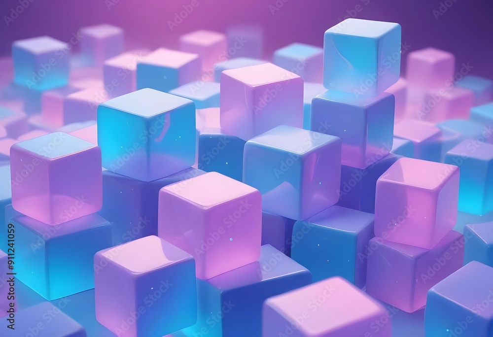 cube glow background cube glow background