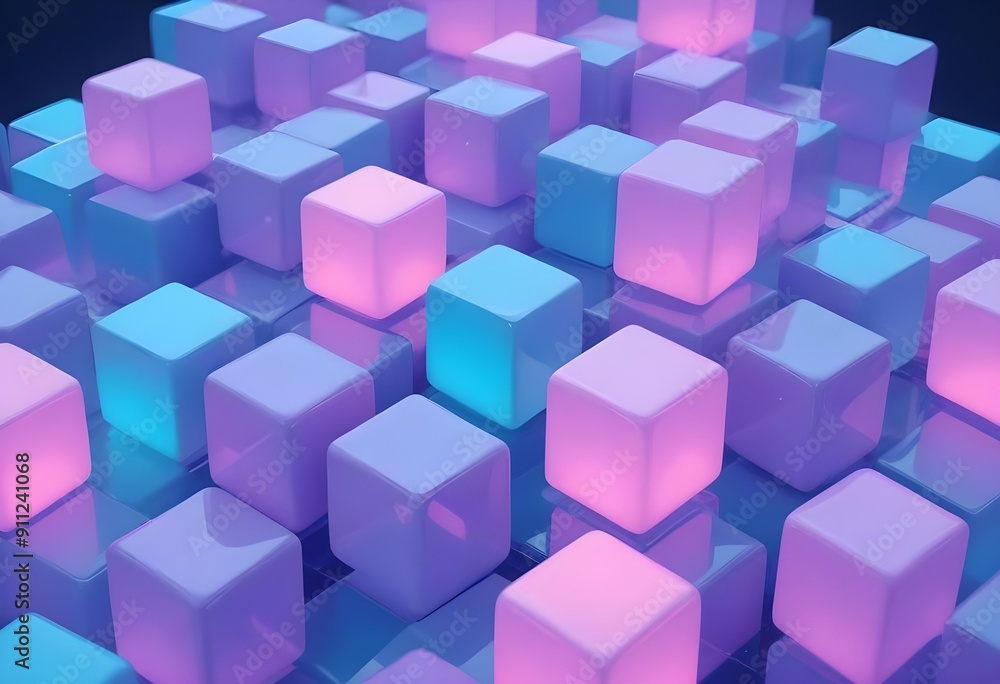 cube glow background cube glow background