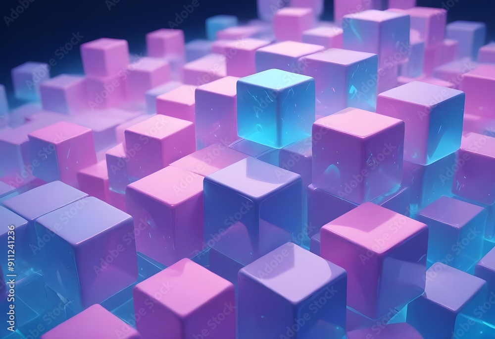 cube glow background cube glow background