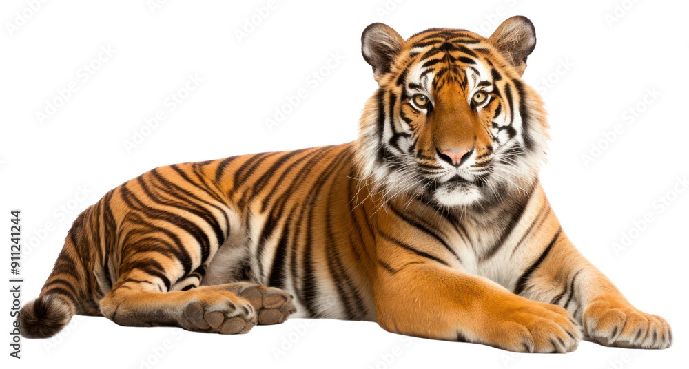 Obraz premium PNG Wildlife animal mammal tiger.