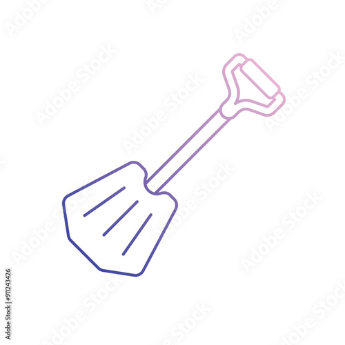 Shovel vector icon