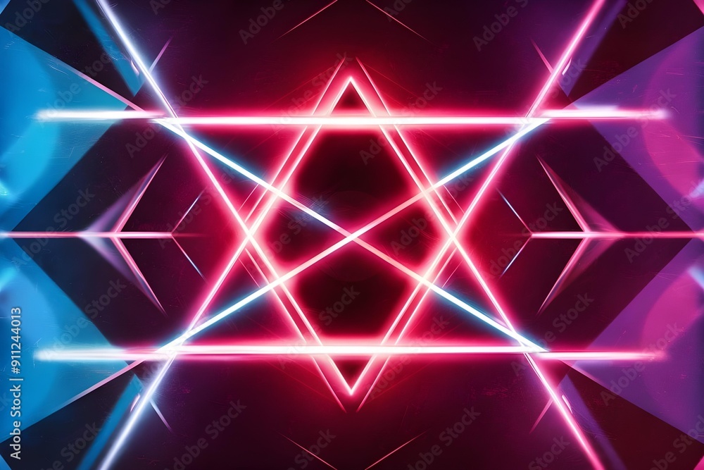 abstract diamond neon lights background abstract diamond neon lights background