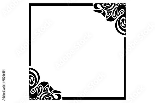 Frame Border Ornament for Decoration Design